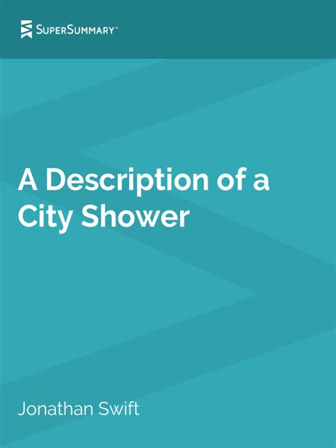 A Description of a City Shower Summary .